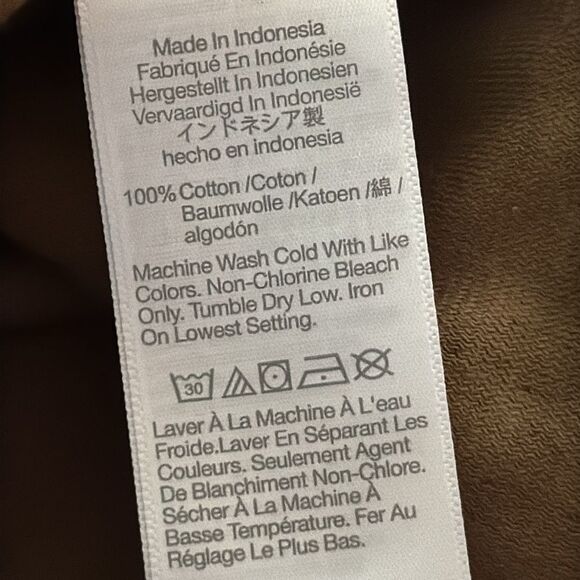 Madewell Oversized Funnelneck Tunic Top in Golden Spinach S - Picture 7 of 8